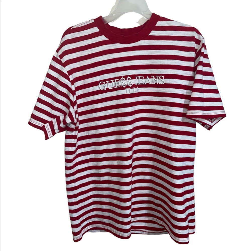 ASAP ROCKY Red Guess shirt